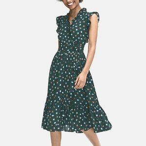 kate spade blackberry ruffle wrap dress